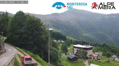 immagine della webcam nei dintorni di Bielmonte: webcam Alpe di Mera