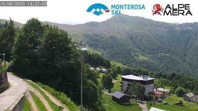 immagine della webcam nei dintorni di Rosazza: webcam Alpe di Mera