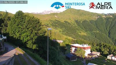 immagine della webcam nei dintorni di Alpe di Mera: webcam Scopello
