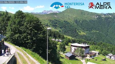 immagine della webcam nei dintorni di Portula: webcam Alpe di Mera