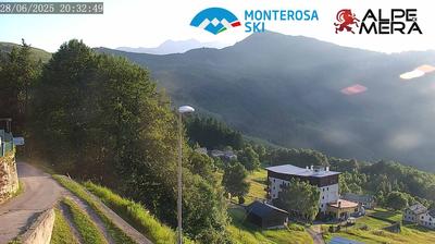 immagine della webcam nei dintorni di Rosazza: webcam Alpe di Mera