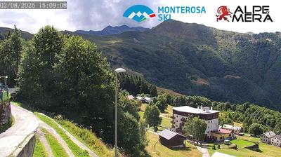 immagine della webcam nei dintorni di Piode: webcam Scopello