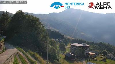immagine della webcam nei dintorni di Ponderano: webcam Alpe di Mera