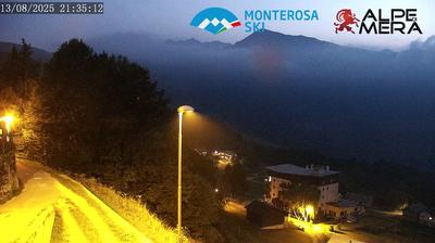 immagine della webcam nei dintorni di Rosazza: webcam Alpe di Mera