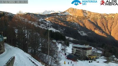 immagine della webcam nei dintorni di Bielmonte: webcam Alpe di Mera