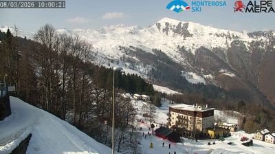 immagine della webcam nei dintorni di Muzzano: webcam Alpe di Mera