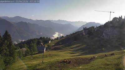 immagine della webcam nei dintorni di Gaglianico: webcam Alpe di Mera