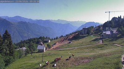 immagine della webcam nei dintorni di Rassa: webcam Alpe di Mera