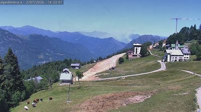 immagine della webcam nei dintorni di Borgosesia: webcam Alpe di Mera