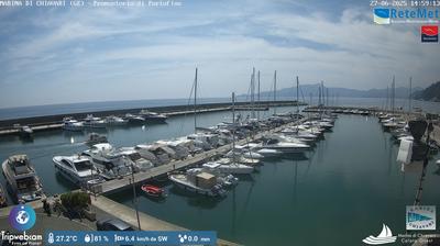 immagine della webcam nei dintorni di Portofino Vetta: webcam Chiavari