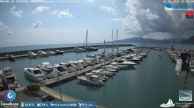 immagine della webcam nei dintorni di Casermette del  monte Penna: webcam Chiavari