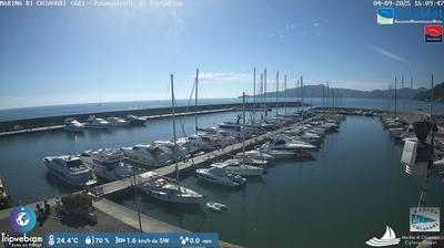 immagine della webcam nei dintorni di San Fruttuoso: webcam Chiavari