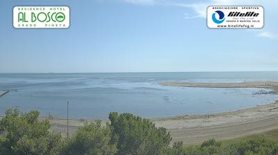immagine della webcam nei dintorni di Marina Iulia: webcam Grado Pineta