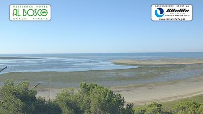 immagine della webcam nei dintorni di Ronchi dei Legionari: webcam Grado Pineta