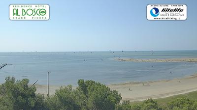 immagine della webcam nei dintorni di Duino-Aurisina: webcam Grado Pineta