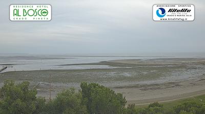 immagine della webcam nei dintorni di Villa Opicina: webcam Grado Pineta