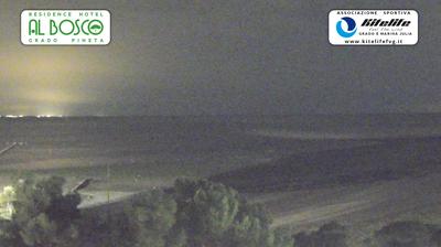 immagine della webcam nei dintorni di Duino-Aurisina: webcam Grado Pineta