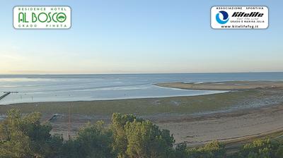 immagine della webcam nei dintorni di Monfalcone: webcam Grado Pineta