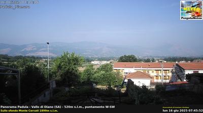 immagine della webcam nei dintorni di Monte Sirino: webcam Padula