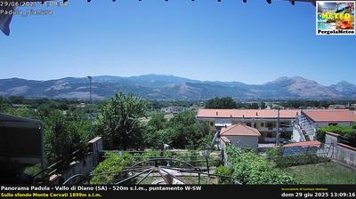 immagine della webcam nei dintorni di Villa d'Agri: webcam Padula