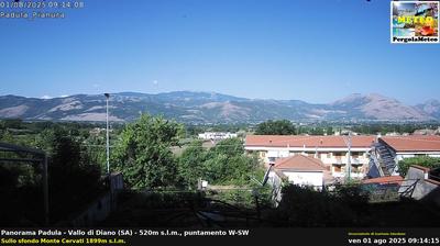immagine della webcam nei dintorni di Marsico Nuovo: webcam Padula