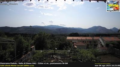 immagine della webcam nei dintorni di Castelsaraceno: webcam Padula