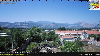 immagine della webcam nei dintorni di Monte Sirino: webcam Padula