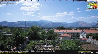 immagine della webcam nei dintorni di Monte Sirino: webcam Padula