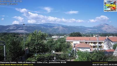 immagine della webcam nei dintorni di Tramutola: webcam Padula
