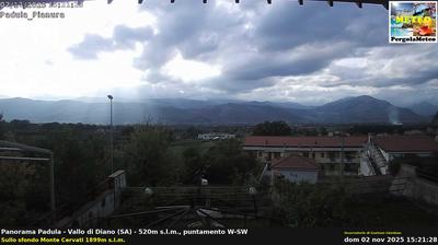 immagine della webcam nei dintorni di Monte Sirino: webcam Padula
