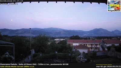 immagine della webcam nei dintorni di Monte Sirino: webcam Padula