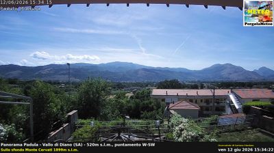 immagine della webcam nei dintorni di Sapri: webcam Padula