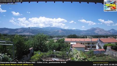 immagine della webcam nei dintorni di Abriola: webcam Padula