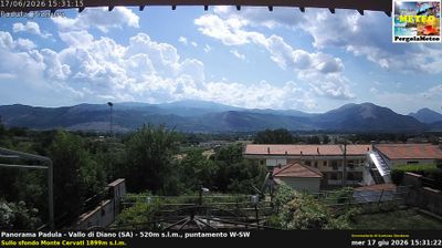 immagine della webcam nei dintorni di Castelsaraceno: webcam Padula