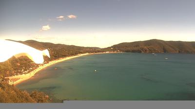 immagine della webcam nei dintorni di Portoferraio: webcam Marina di Campo
