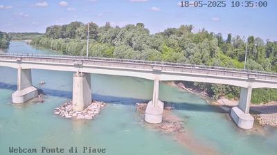 immagine della webcam nei dintorni di Fossalta di Piave: webcam Ponte di Piave