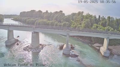 immagine della webcam nei dintorni di Favaro Veneto: webcam Ponte di Piave