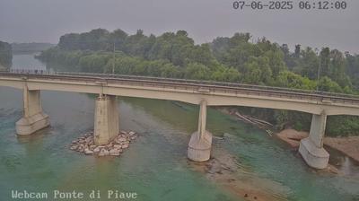 immagine della webcam nei dintorni di San Pietro di Feletto: webcam Ponte di Piave