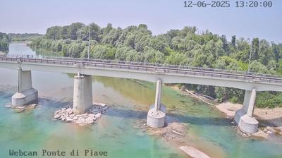 immagine della webcam nei dintorni di Cortellazzo: webcam Ponte di Piave