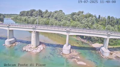 immagine della webcam nei dintorni di Santa Lucia di Piave: webcam Ponte di Piave