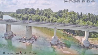 immagine della webcam nei dintorni di Santa Lucia di Piave: webcam Ponte di Piave