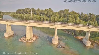 immagine della webcam nei dintorni di San Stino di Livenza: webcam Ponte di Piave