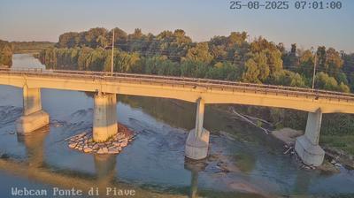 immagine della webcam nei dintorni di Fossalta di Piave: webcam Ponte di Piave