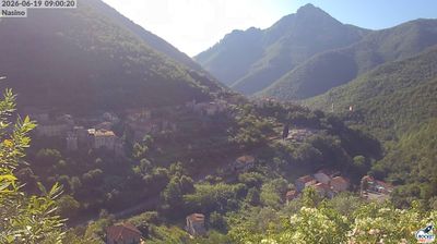 immagine della webcam nei dintorni di Monesi di Triora: webcam Nasino