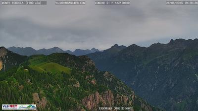 Preview delle webcam di Piazzatorre › Nord-Est