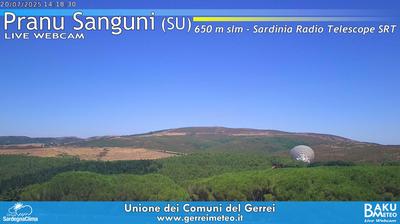 immagine della webcam nei dintorni di Serri: webcam Silius