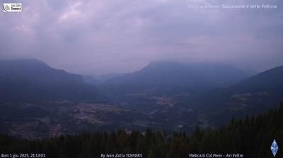 immagine della webcam nei dintorni di Arsiè: webcam Lamon