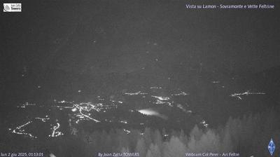 immagine della webcam nei dintorni di Siror: webcam Lamon