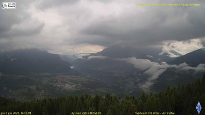 immagine della webcam nei dintorni di Feltre: webcam Lamon