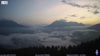 immagine della webcam nei dintorni di Feltre: webcam Lamon